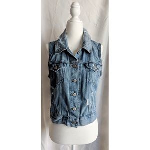 Levi's Distressed Denim Vest